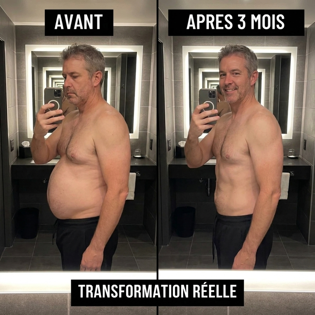 Comparatif avant et après : Après 3 mois