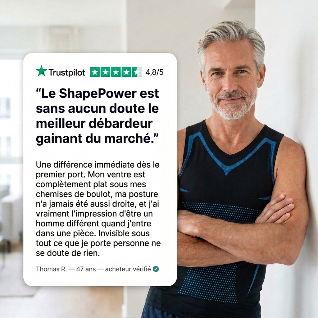 Thomas R., 47 ans, portant le ShapePower